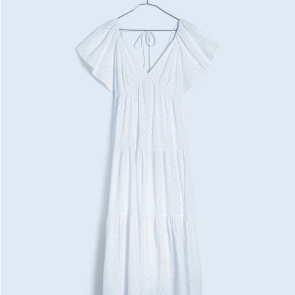 Madewell White Midi Dress